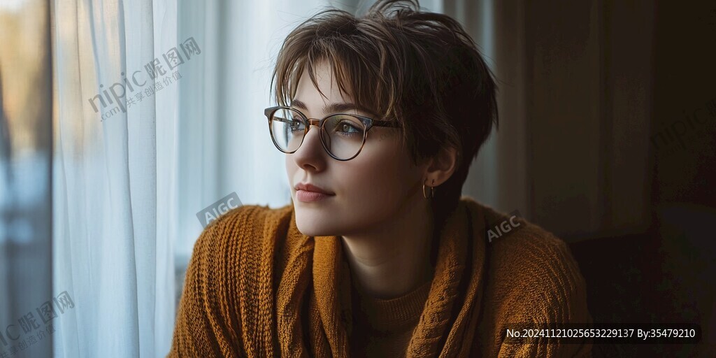 短發(fā)少女