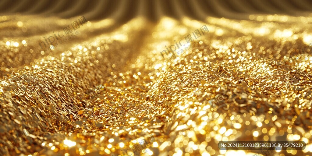 金色顆粒背景