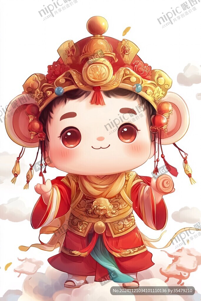招財鼠插畫