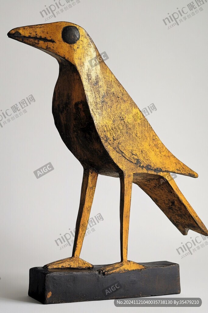 嵌赤銅鳥