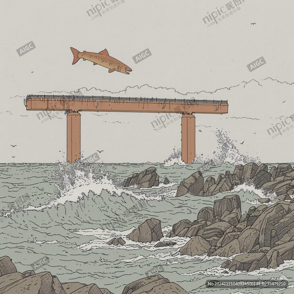 舟岱大橋插畫