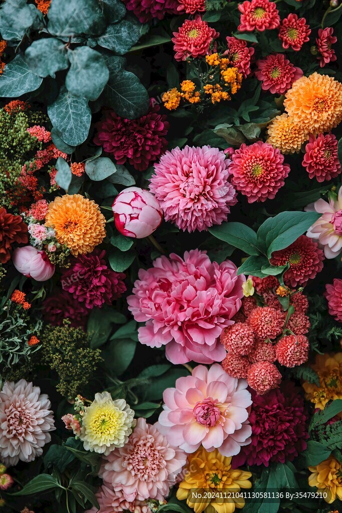 鮮花墻植物花