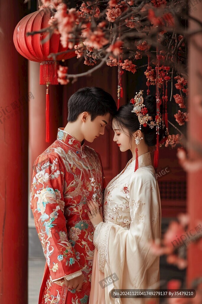 新郎新娘中式風(fēng)