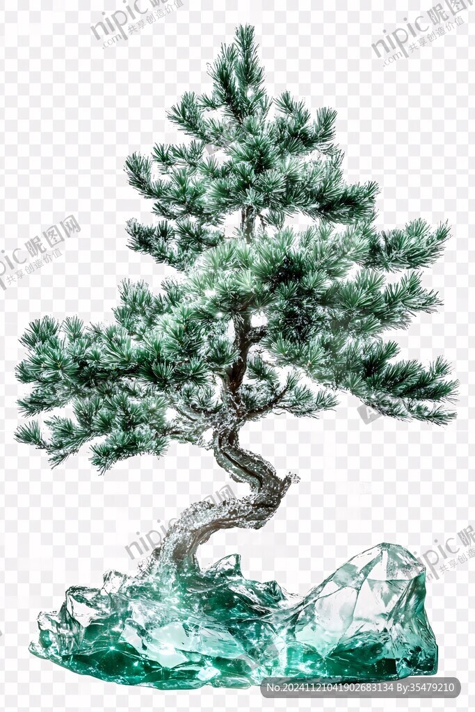 松樹(shù)奇松樹(shù)木綠樹(shù)