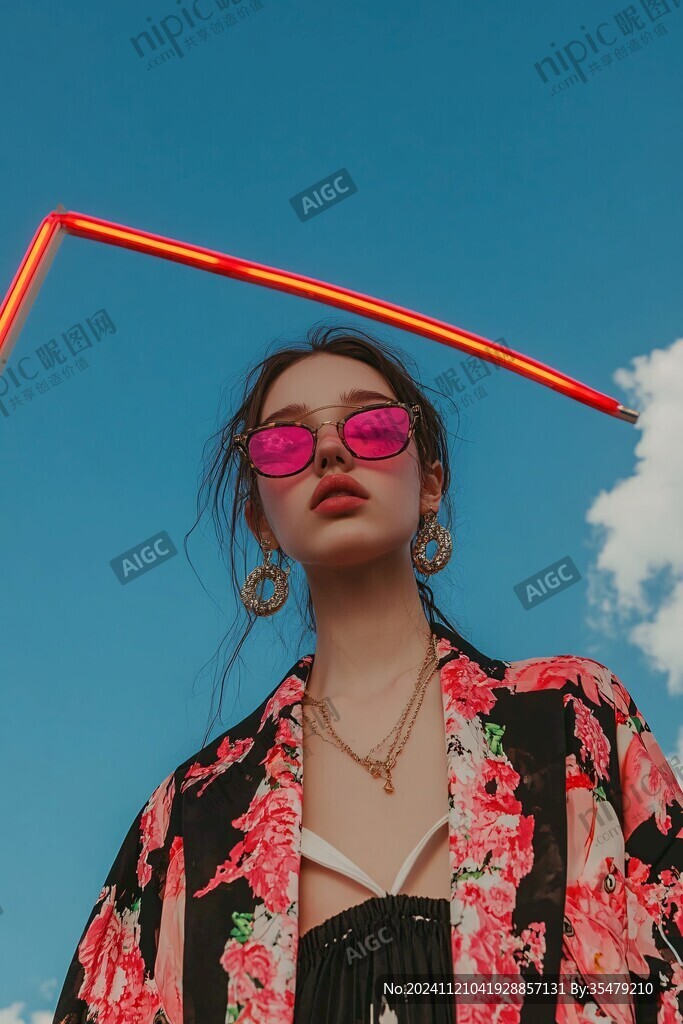 戶外拍照打卡造型