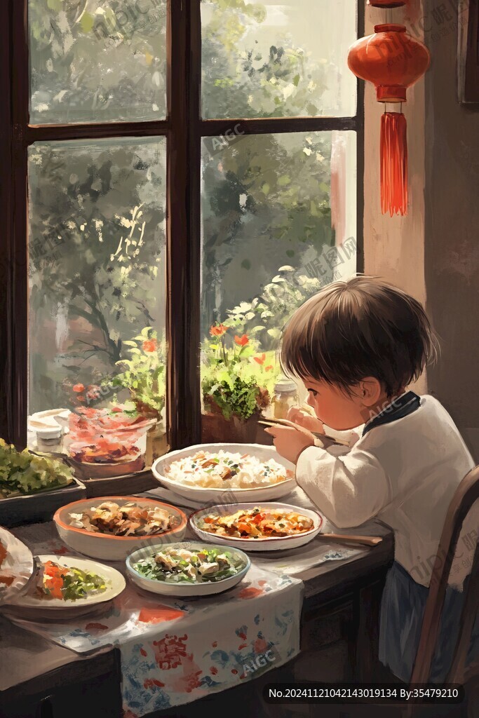 餐年插畫