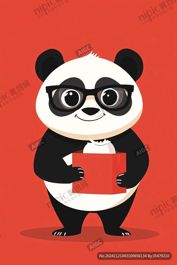 原創(chuàng)卡通熊貓卡通形象