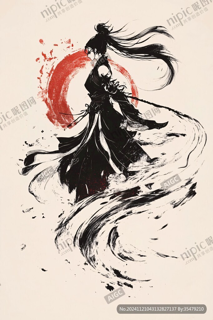 武俠插畫海報(bào)