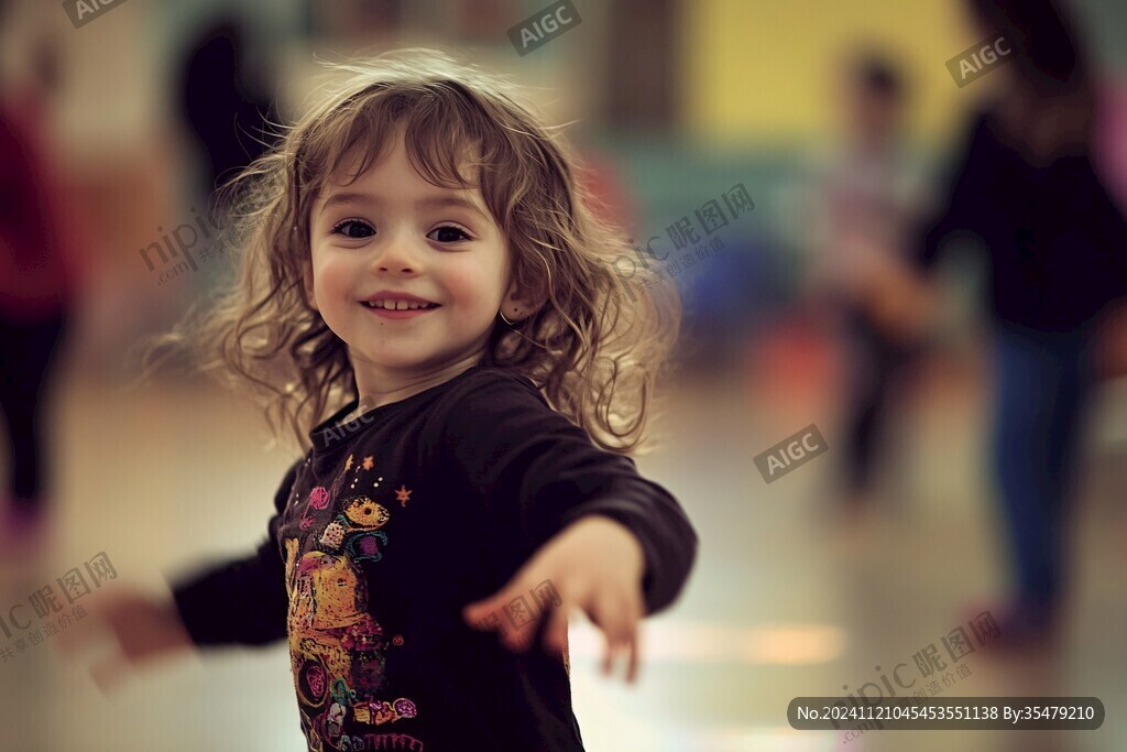 跳舞的小女孩兒