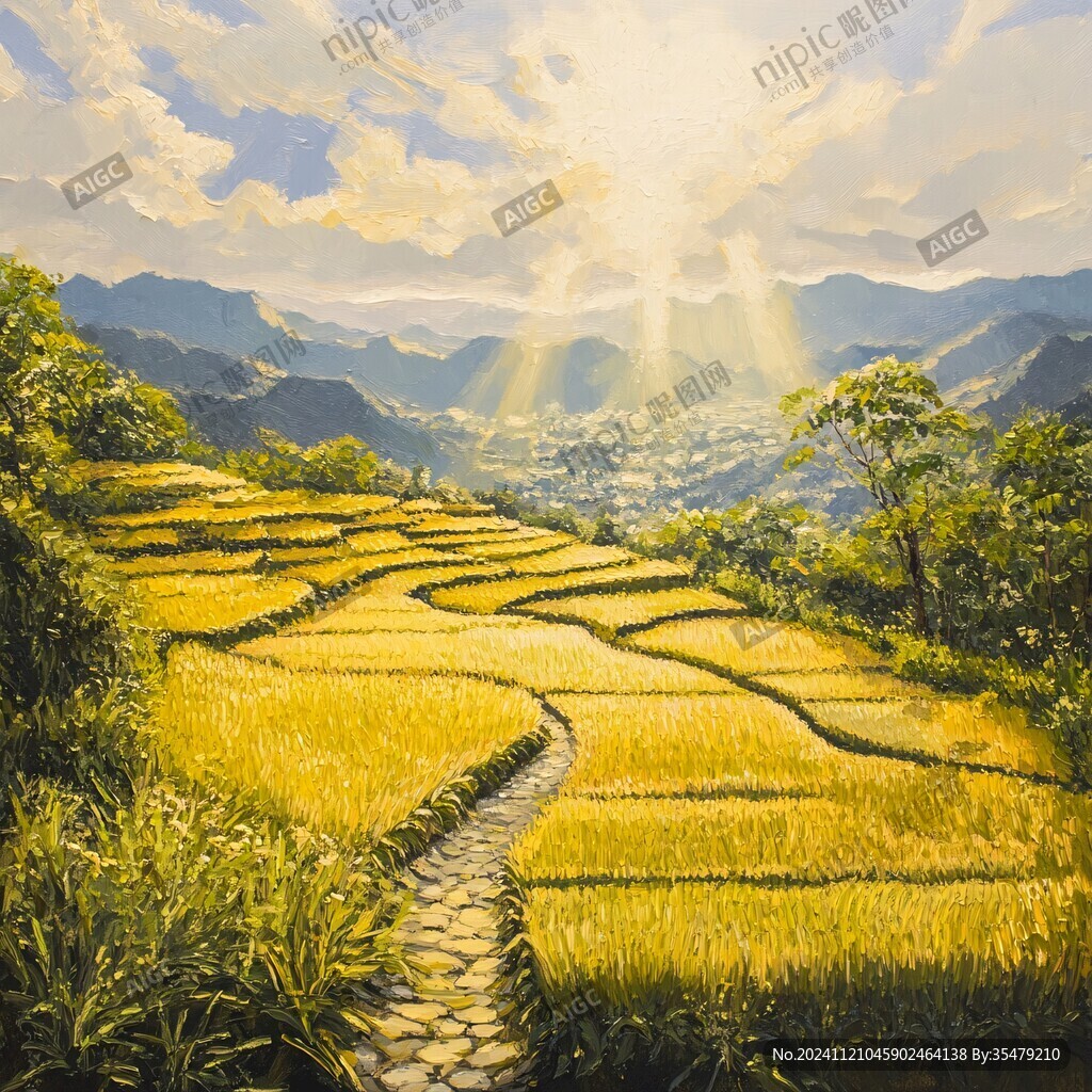 陽光與梯田