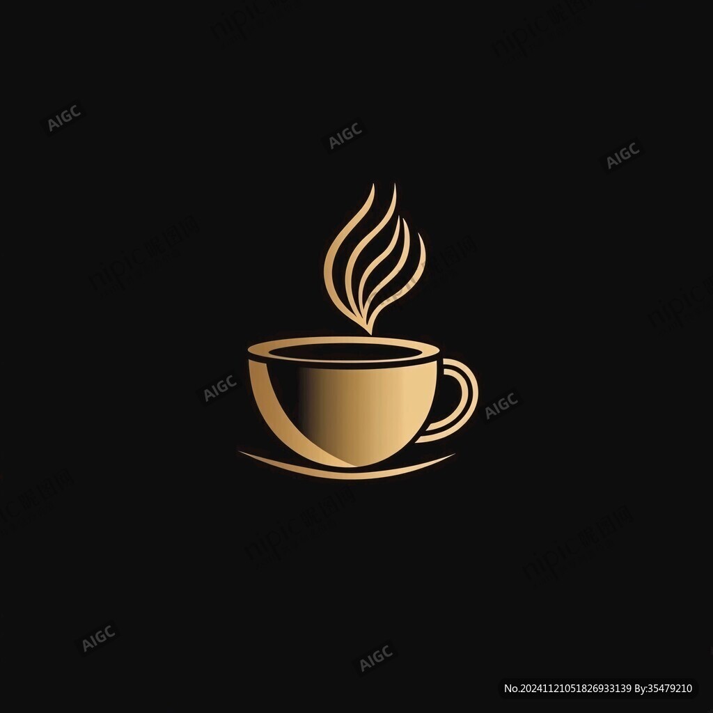 茶杯食品飲料logo