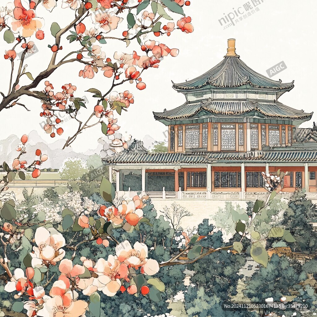 崇安閣插畫