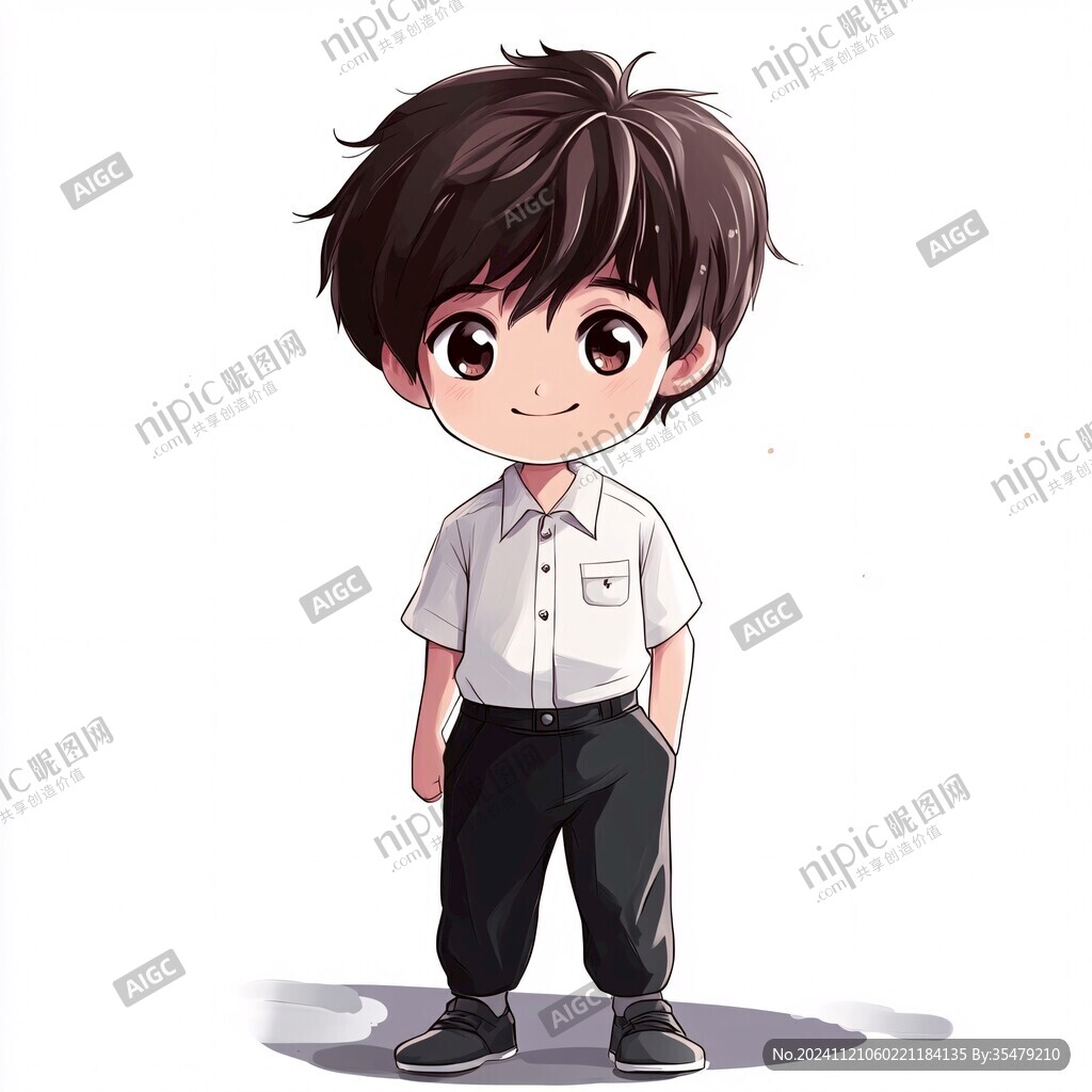 q版布朗族男生