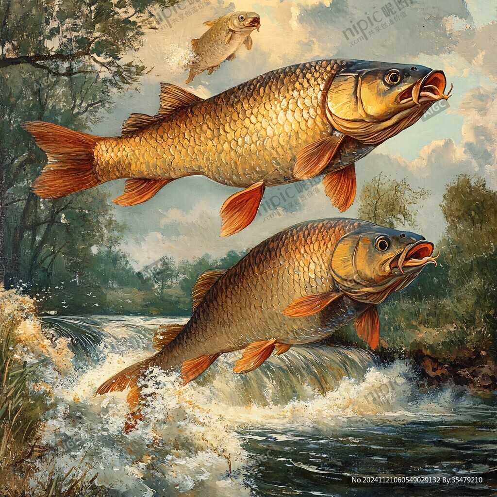 鯉魚3d畫