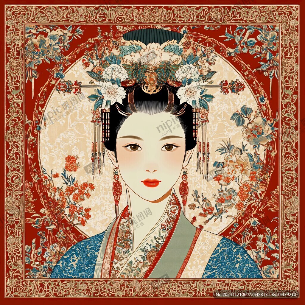 貴妃插畫