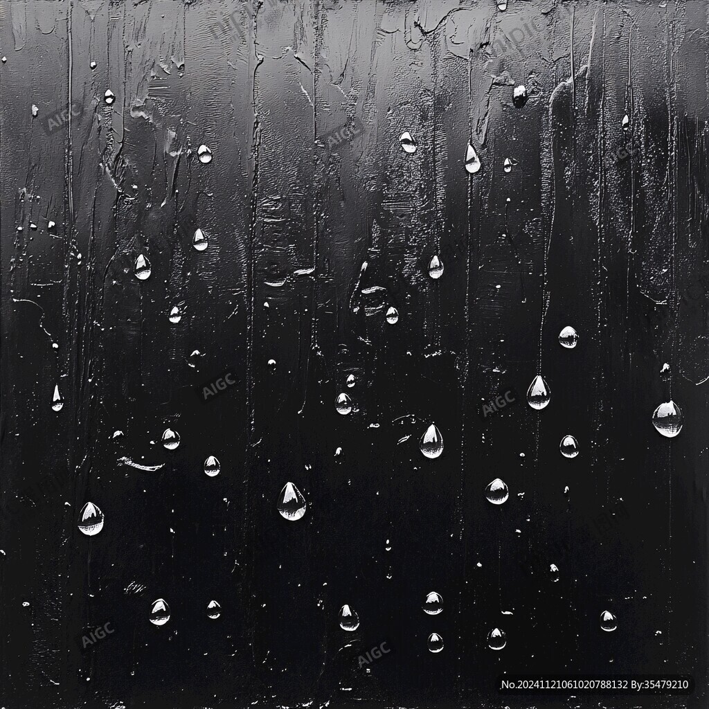 玻璃雨滴壁紙