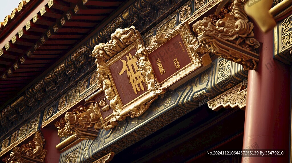故宮門頭素材