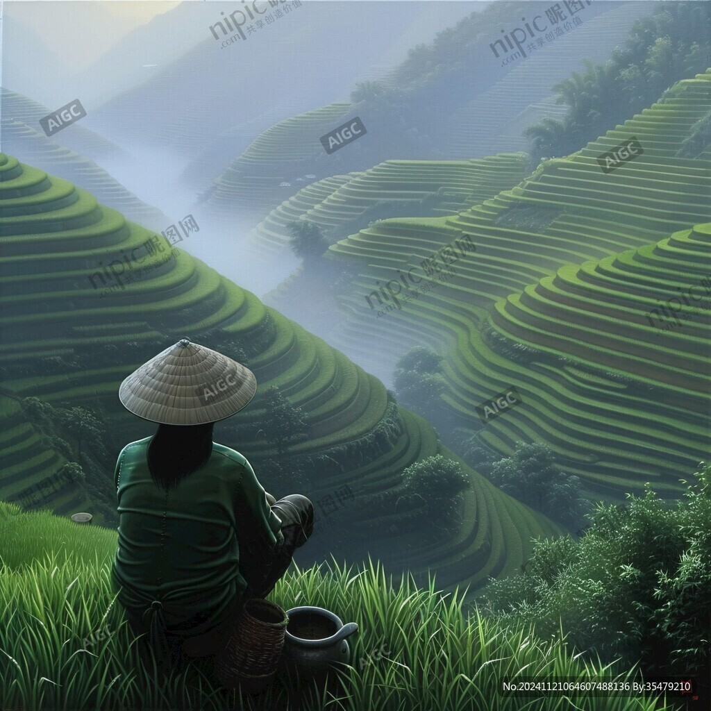 采茶裝飾畫