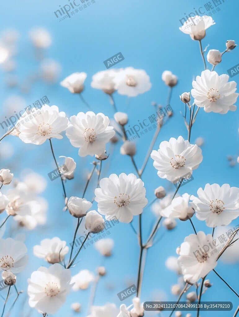 治愈春日風景花卉