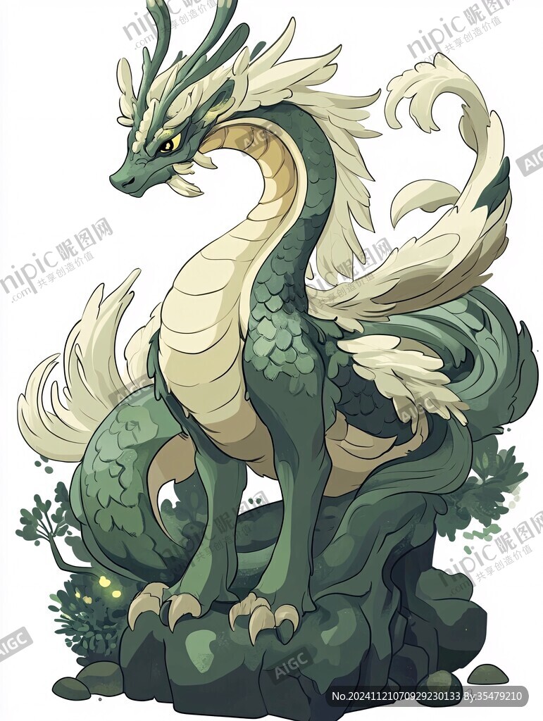 q版龍插畫