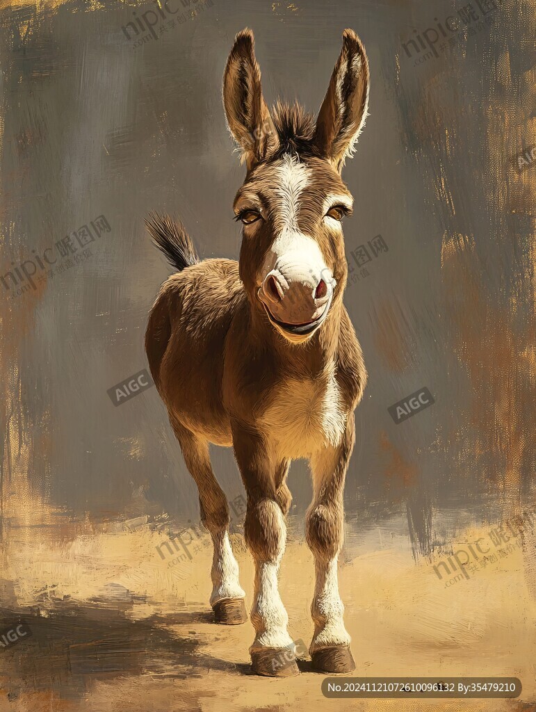 小毛驢插畫