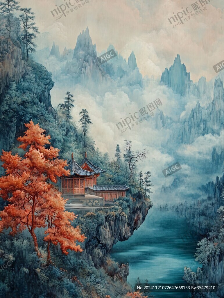 迎客松油畫(huà)