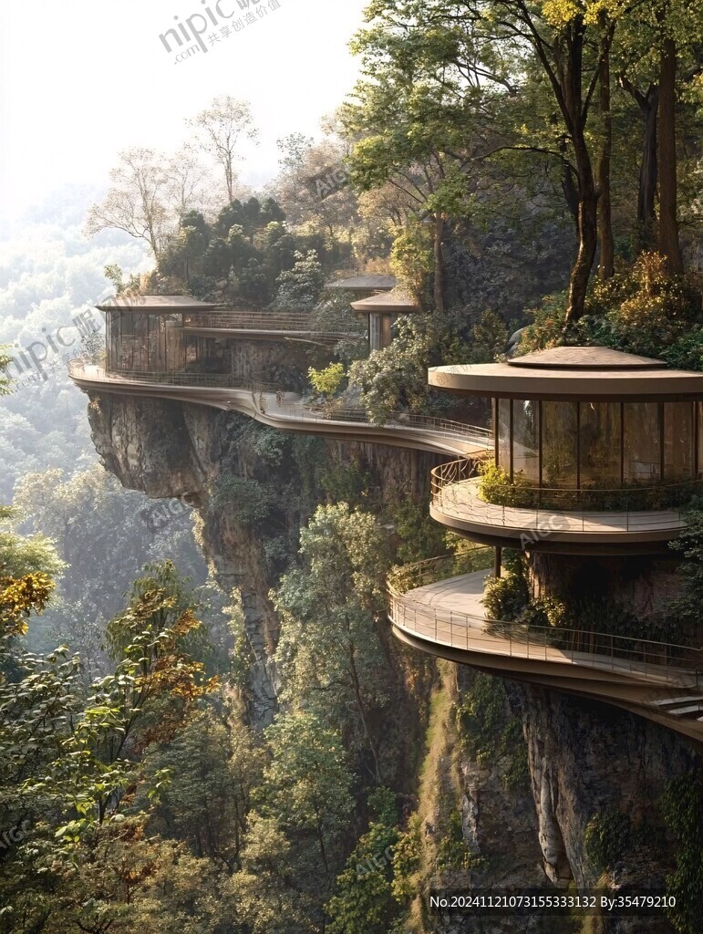 懸浮森林式建筑