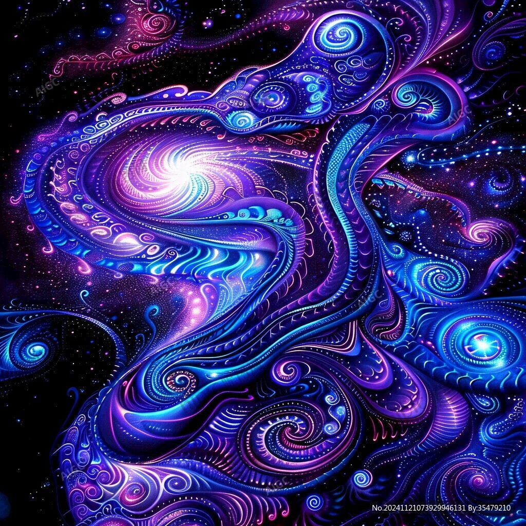 旋渦星空裝飾畫