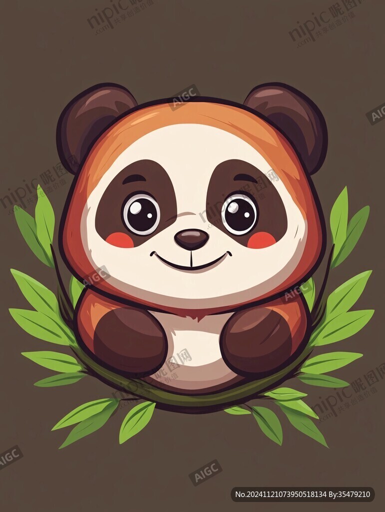 原創卡通小熊貓