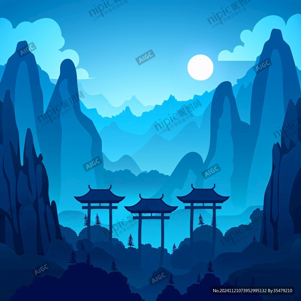 景區(qū)插畫
