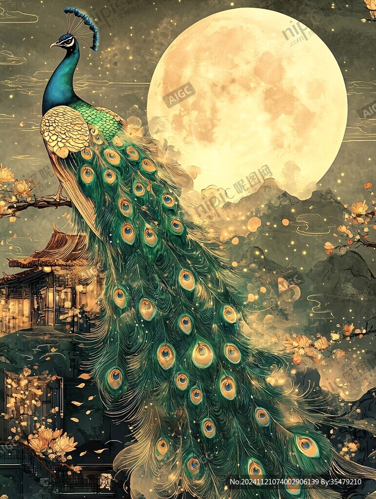 鳳凰古風(fēng)插畫