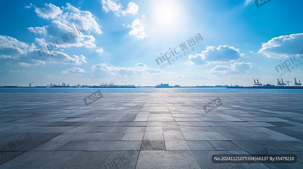城市廣場地磚地面