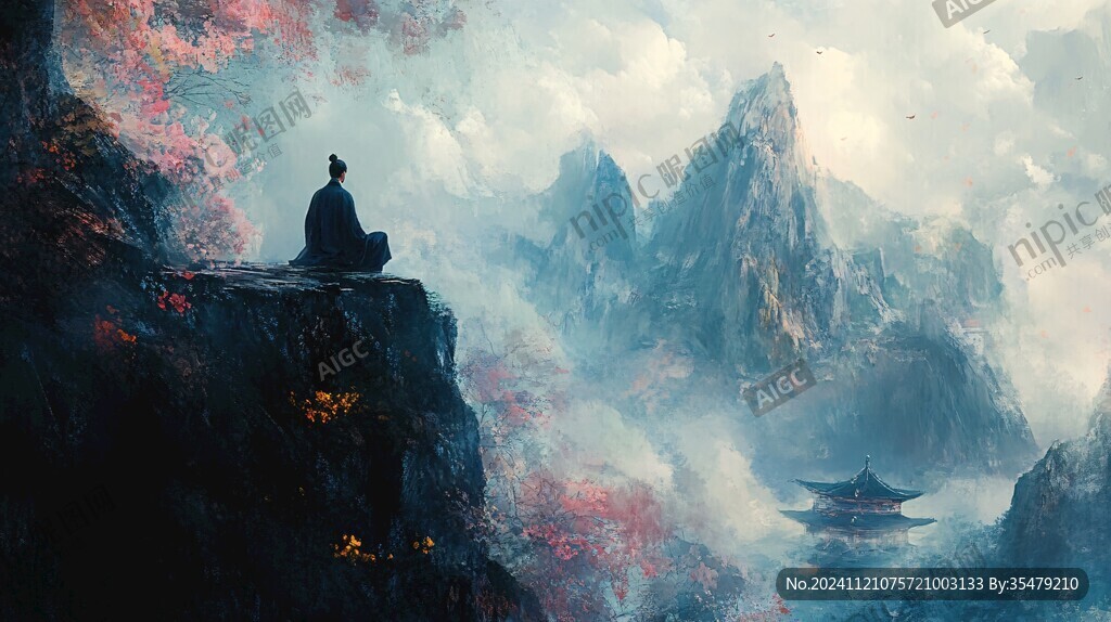 武當山插畫