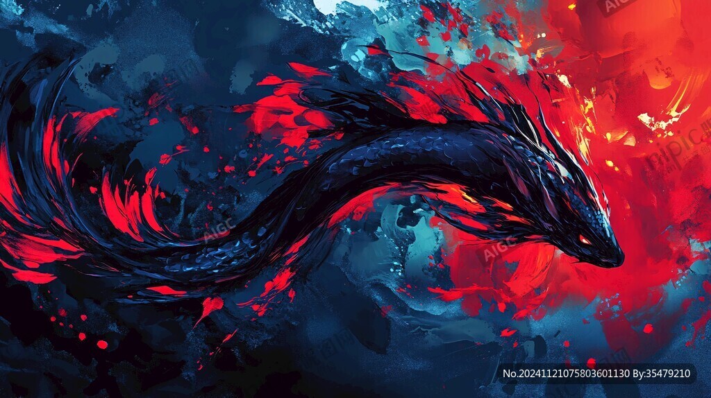 板繪龍