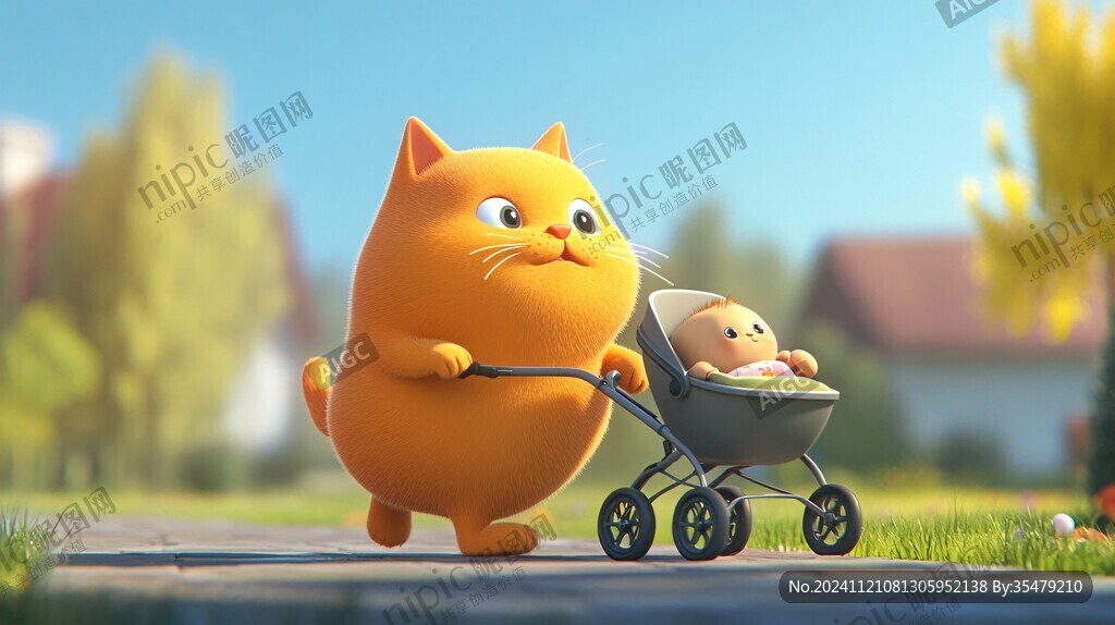 萌萌小奶貓ip形象
