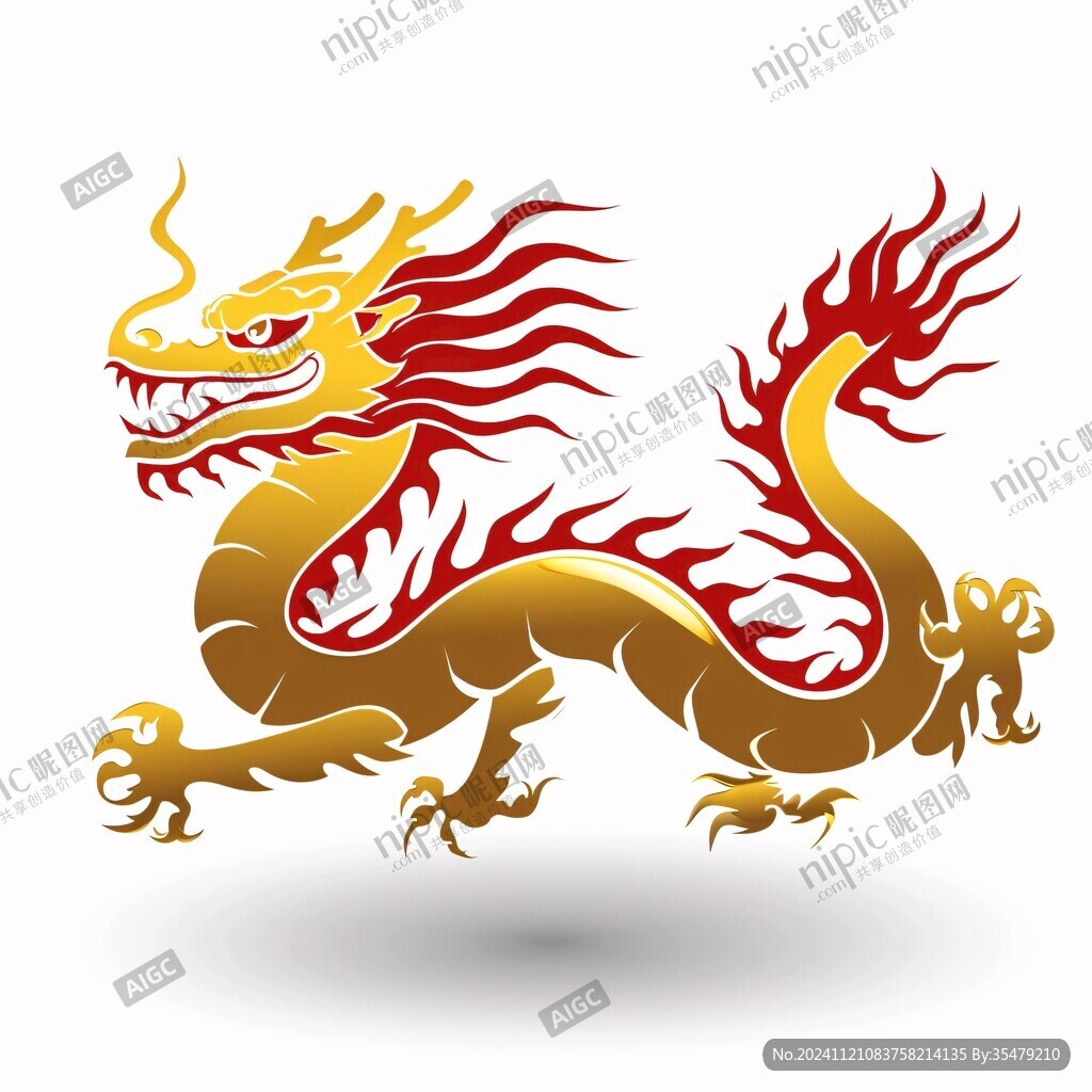 龍紋中國龍騰龍生肖龍