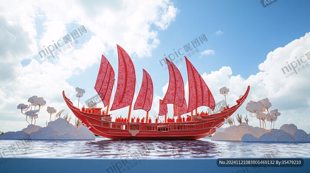 海上絲綢之路場景