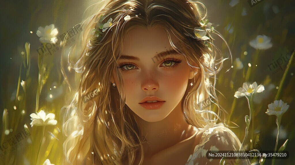 板繪少女插畫