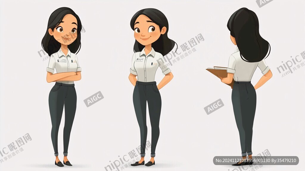 q版職業(yè)女性