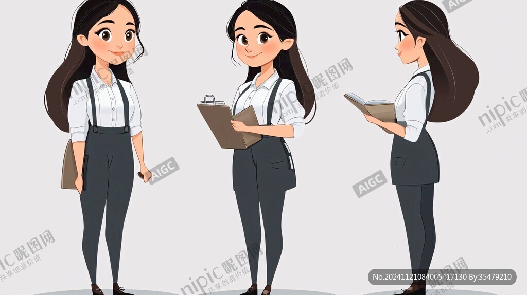 職業(yè)人物女孩