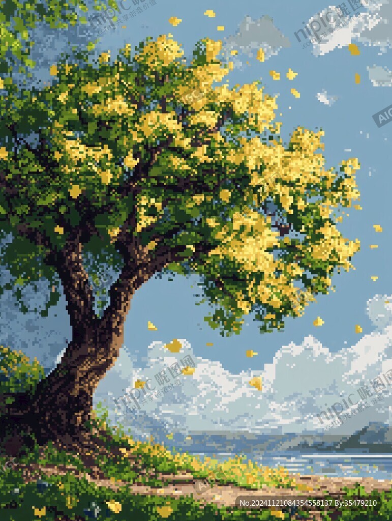 黃皮樹插畫