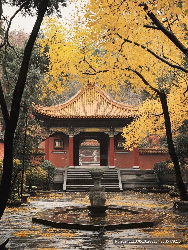 孝陵景區(qū)秋景
