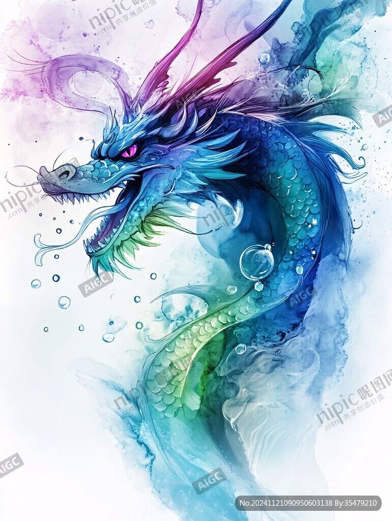 龍年插畫手繪