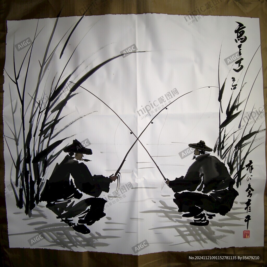 竹子工藝畫