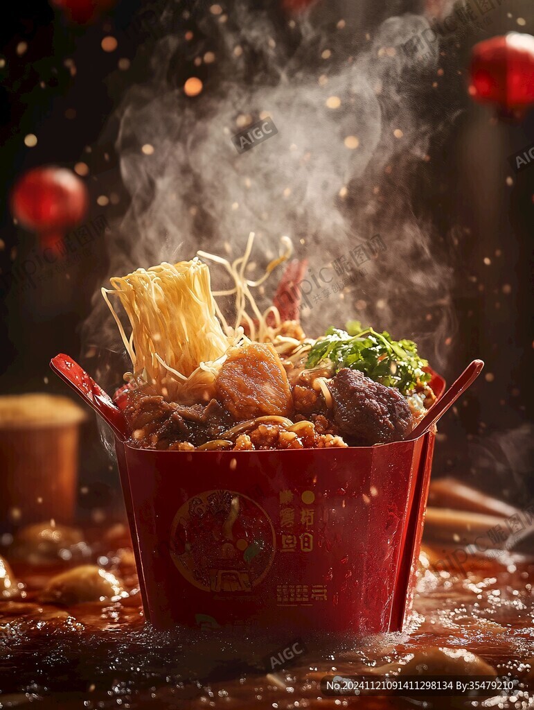 自熱火鍋效果圖