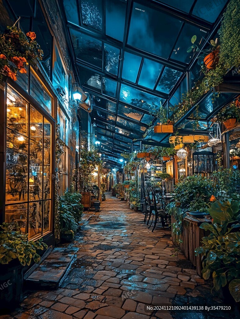 花店夜景