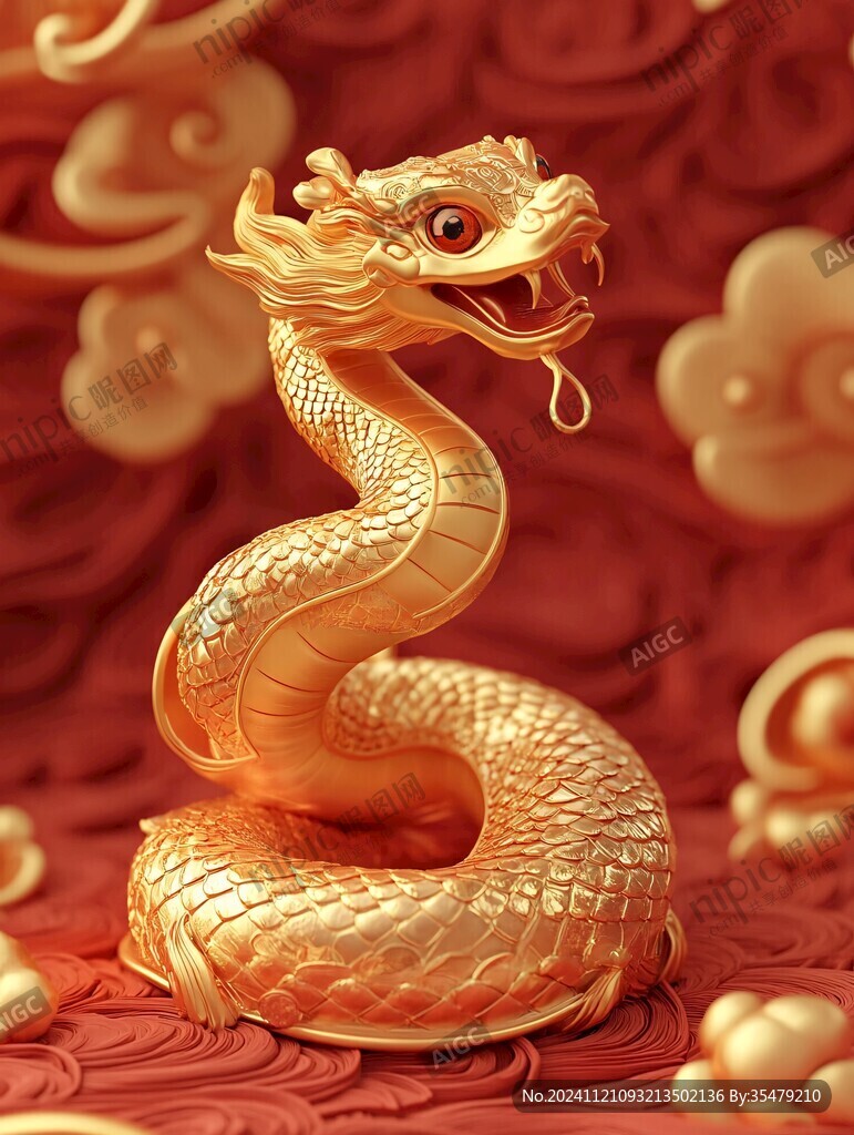 蛇年氛圍造型