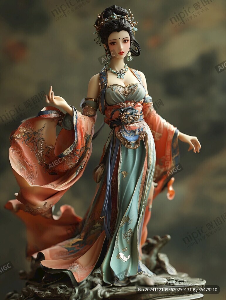 西施雕像素材