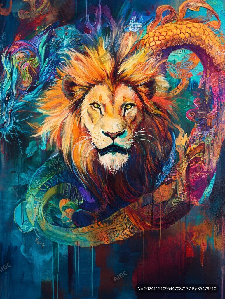 醒獅系列插畫