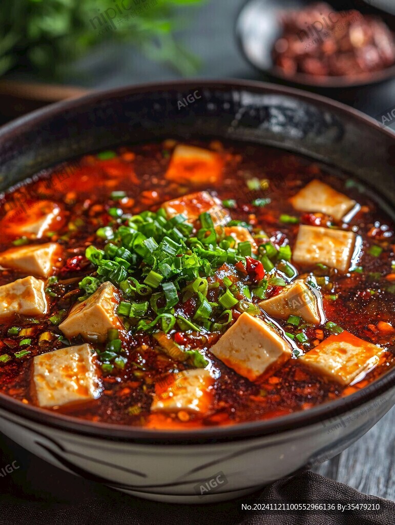 麻婆豆腐特寫